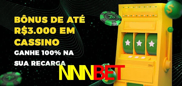 NNNBET melhor bônus de depósito